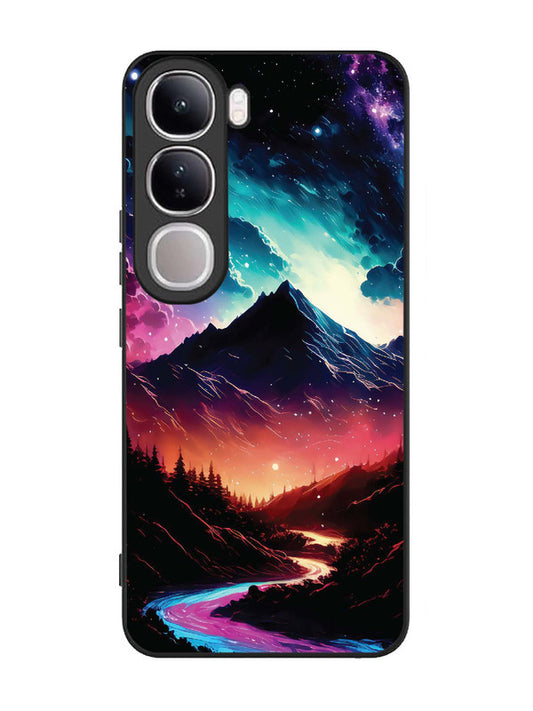 Vivo V40 Lite mountain-valley-Colorful-cloud-at-night