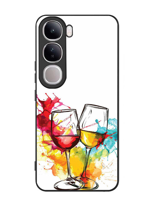 Vivo V40 Lite Colorful wine glasses