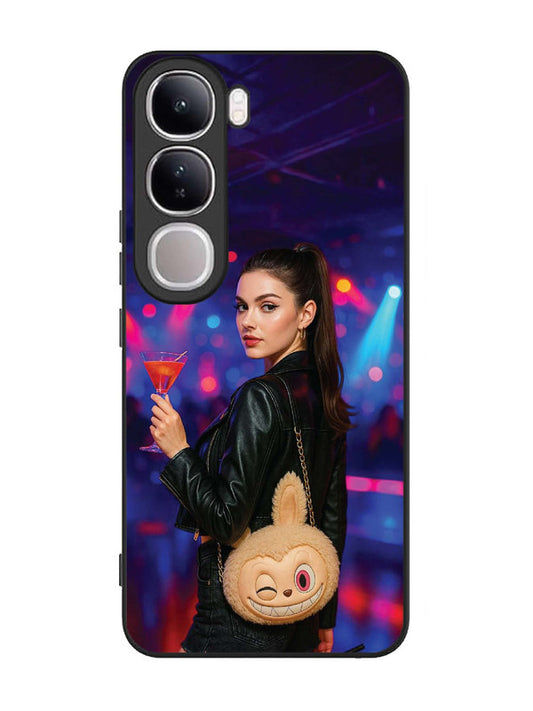 Vivo V40 Lite Girl with Labubu Purs