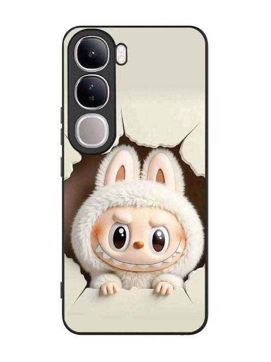 Vivo V40 Lite Labubu from Cracked Wall