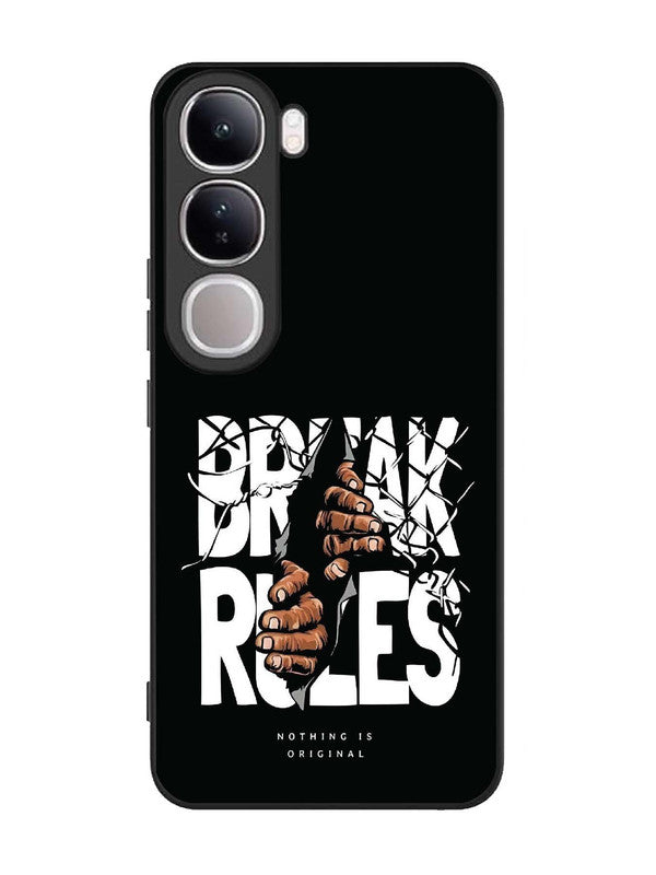 Vivo V40 Lite Break Rules Gritty Typography Art