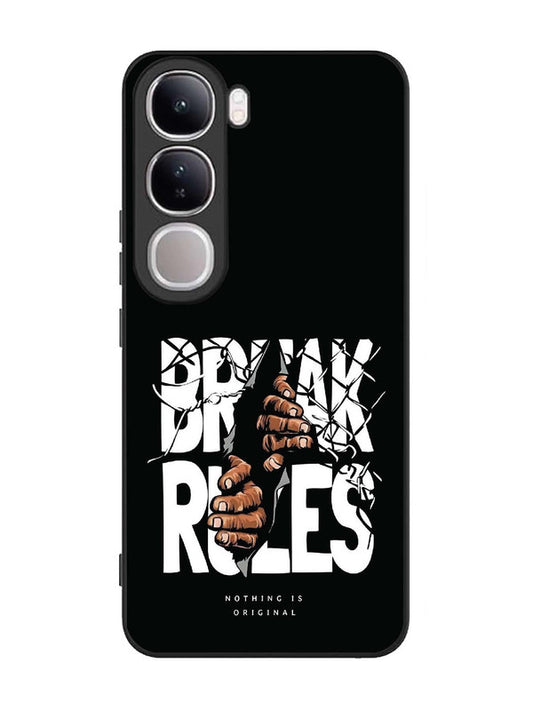 Vivo V40 Lite Break Rules Gritty Typography Art