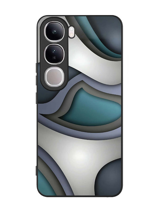 Vivo V40 Lite Slate Blue Gradient Wave