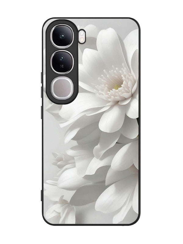 Vivo V40 Lite Soft Focus Purity white Flower
