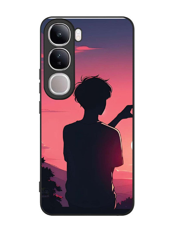 Vivo V40 Lite Love Heart with Hand Boy