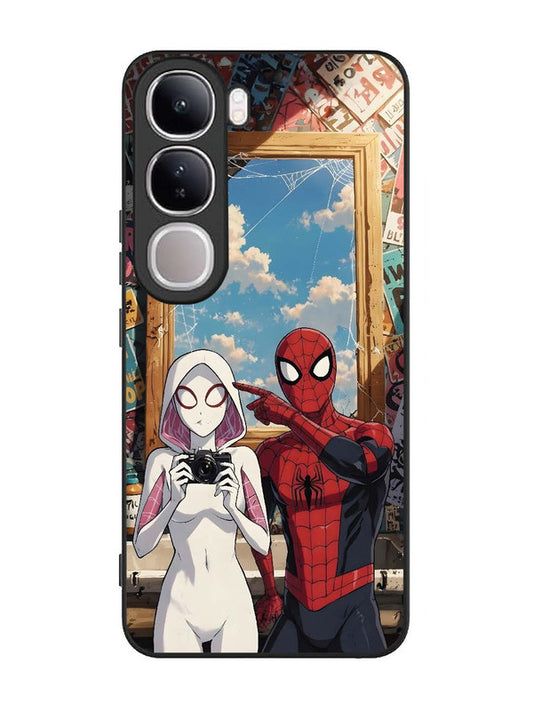 Vivo V40 Lite Spiderman and Spiderwoman