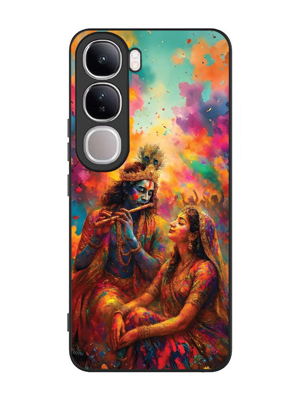 Vivo V40 Lite Radha Krishna Playing Flute
