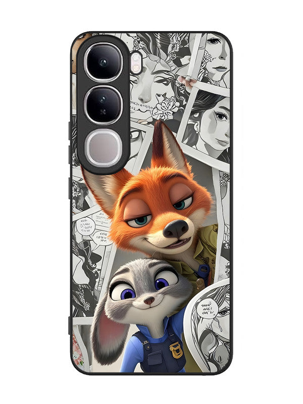 Vivo V40 Lite Cute Nick wilde and judy hopps