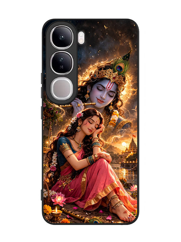 Vivo V40 Lite Radha thinking of Krishna