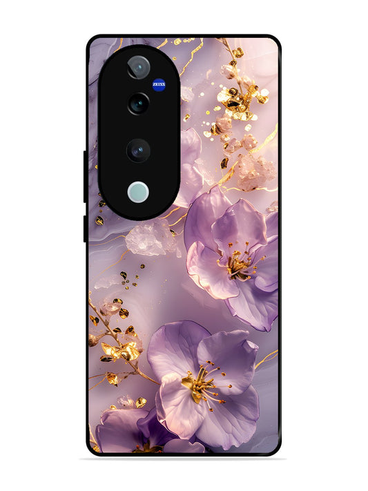 vivo T3 Ultra Orchid with Golden Safron