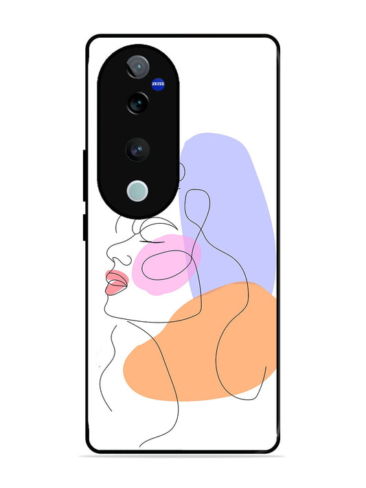 vivo T3 Ultra Line Art Girl Face