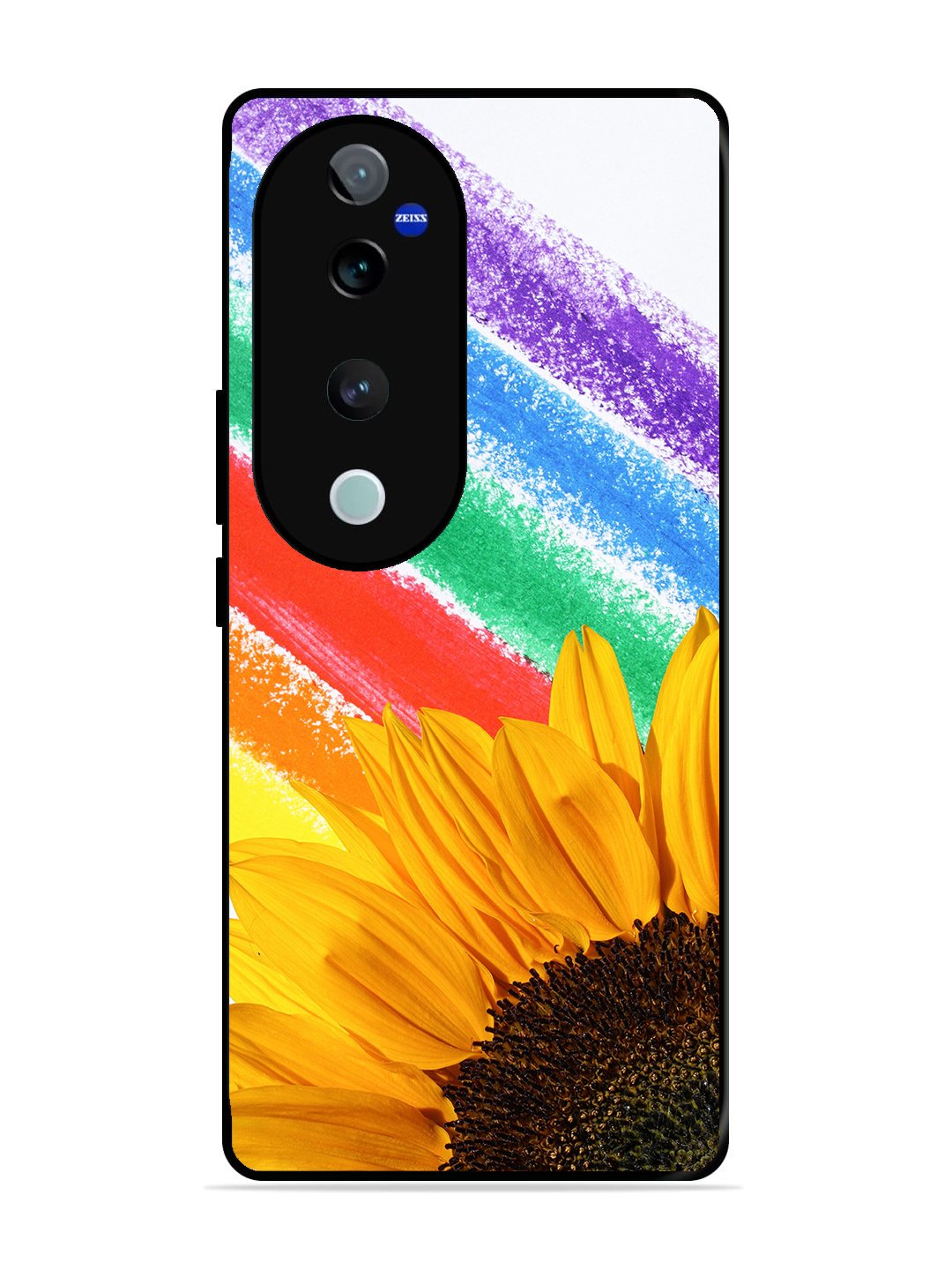 vivo T3 Ultra Sunflower on Colourful Lines