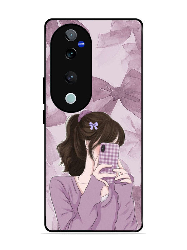 Vivo V40 Pro Pinky Girl taking selfie