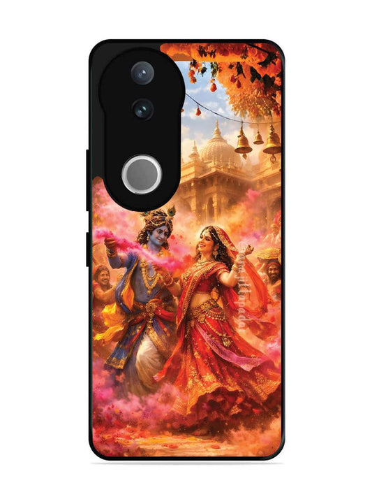 Vivo V50 Radha Krishna Playing Holi
