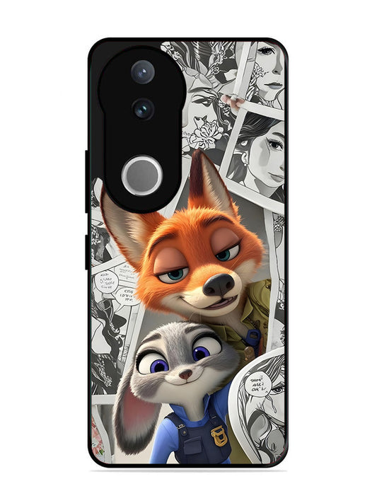 Vivo V50 Cute Nick wilde and judy hopps