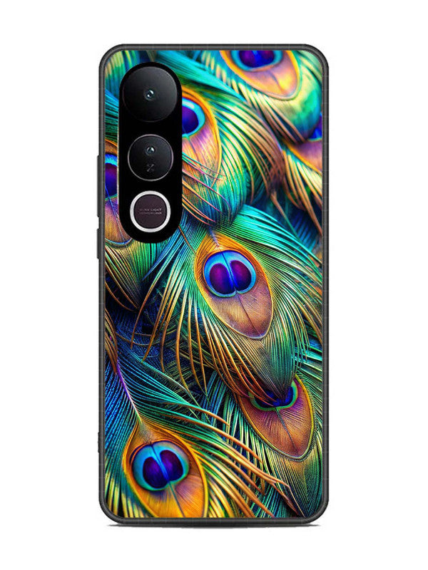 Vivo V50 Lite peacock feather