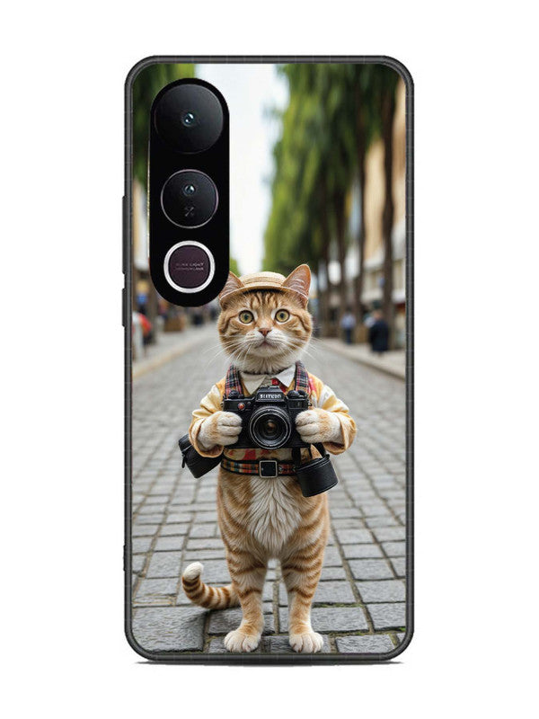 Vivo V50 Lite Cat as Cameraman