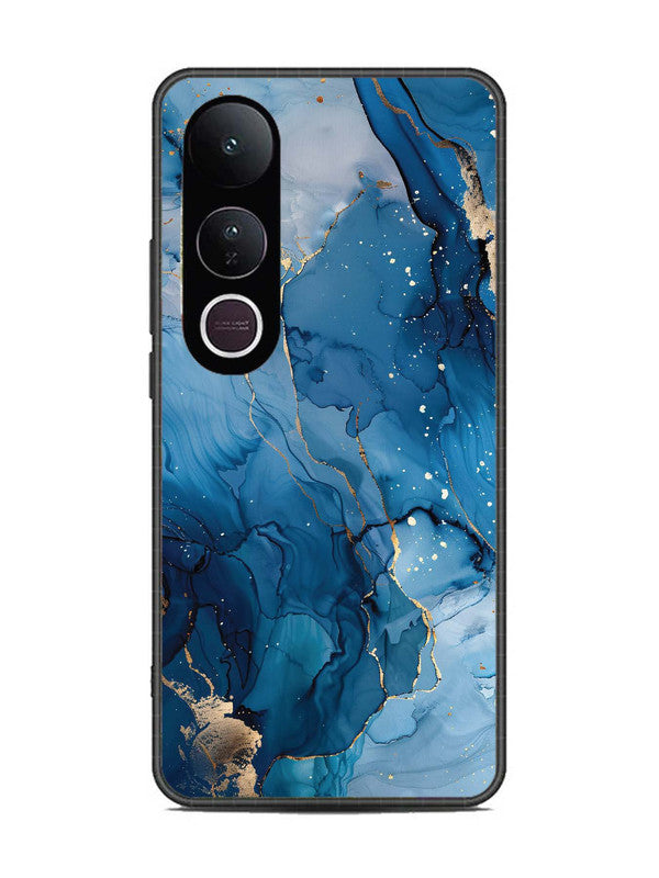 Vivo V50 Lite Oceanic Pattern with Golden Sprinkles