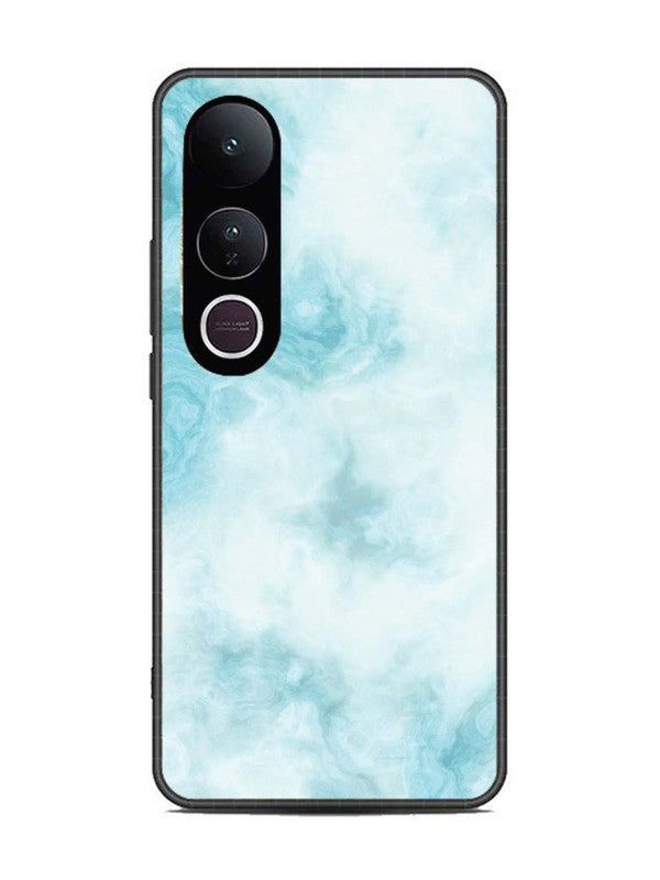 Vivo V50 Lite Light Blue with White Ocean Marble