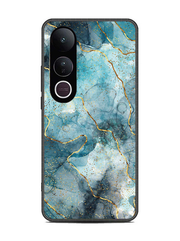 Vivo V50 Lite Oceanic Golden Strip Marble