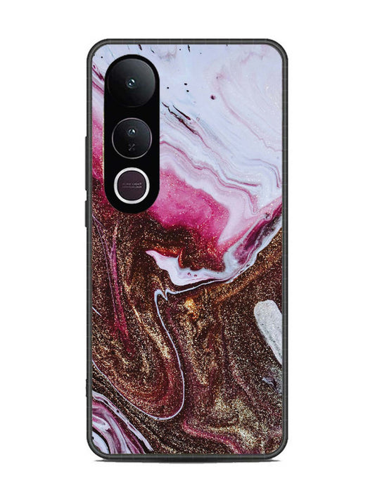 Vivo V50 Lite Elegant Rose & Gold Marble