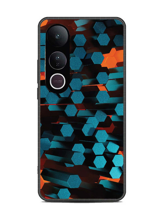 Vivo V50 Lite Hexagon 3D Abstract
