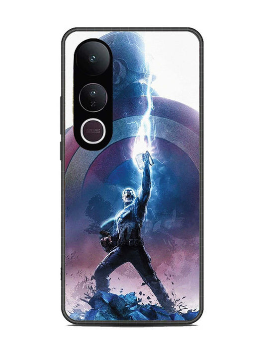 Vivo V50 Lite captain-america-thor-hammer-lightning
