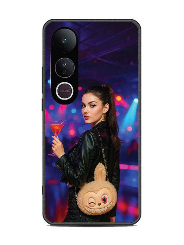 Vivo V50 Lite Girl with Labubu Purs