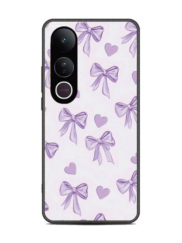 Vivo V50 Lite Bow Tie, Purple Hair Band