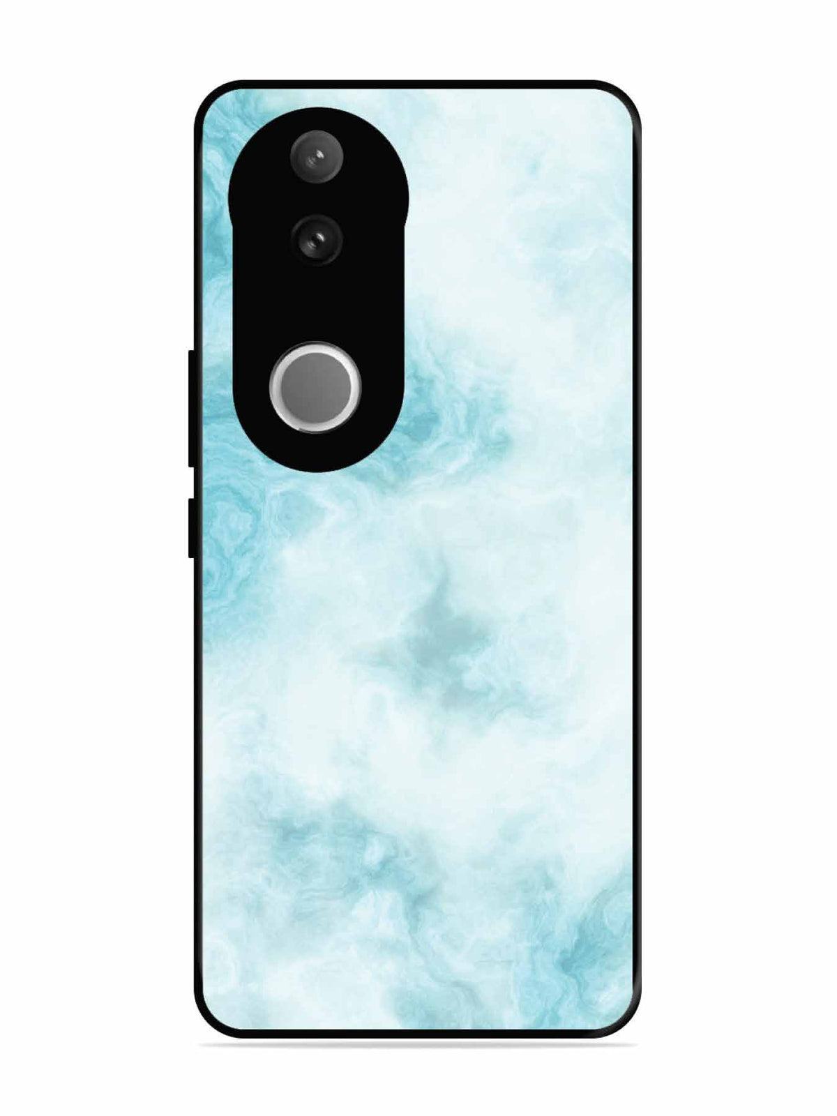 Vivo V50e Light Blue with White Ocean Marble