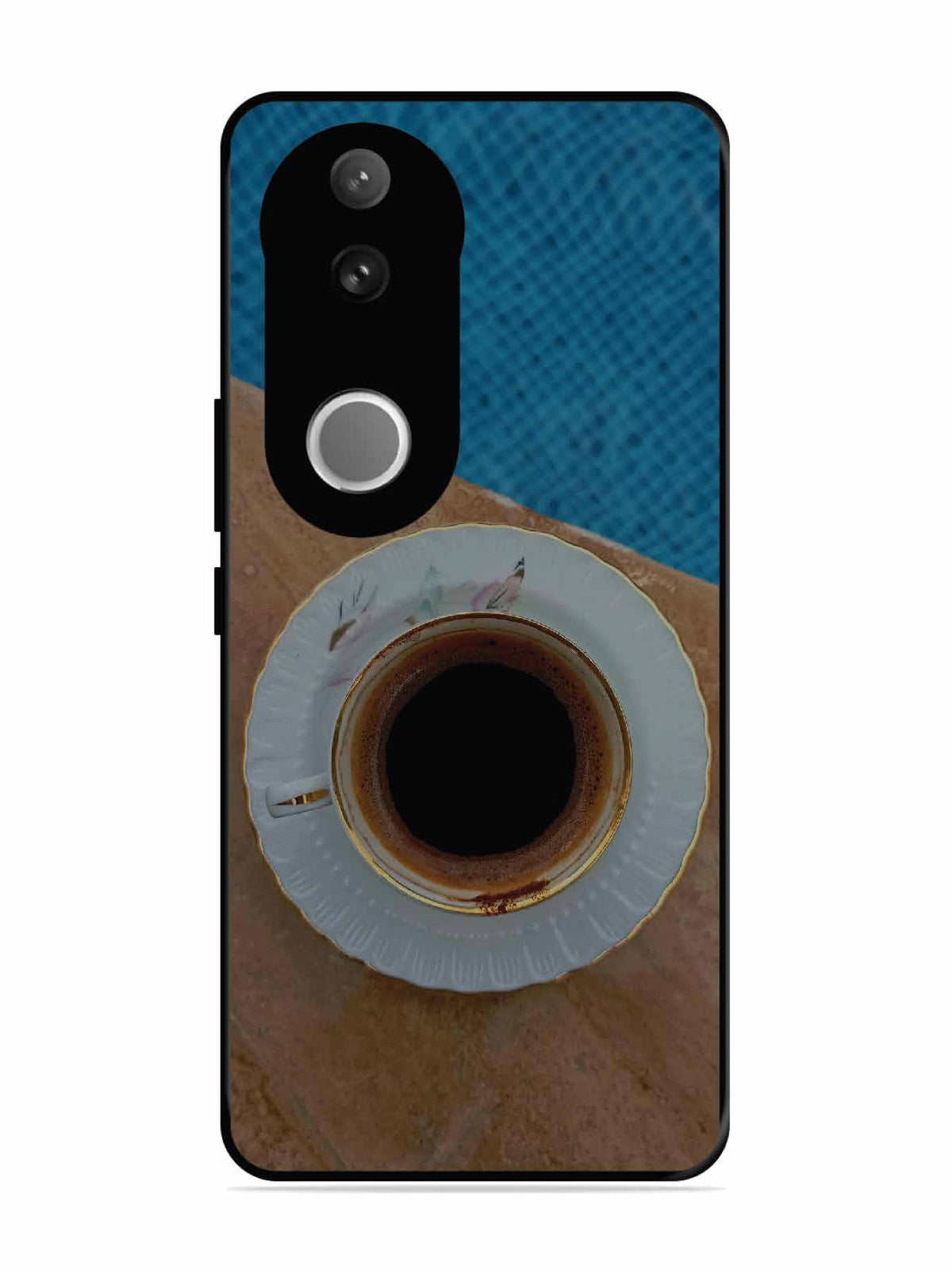 Vivo V50e Black Tea Cup Saucer