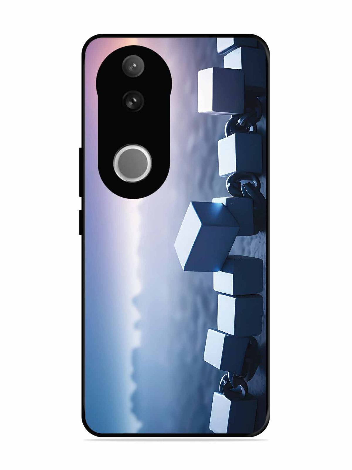 Vivo V50e Minimalist Blockchain Cube Chain