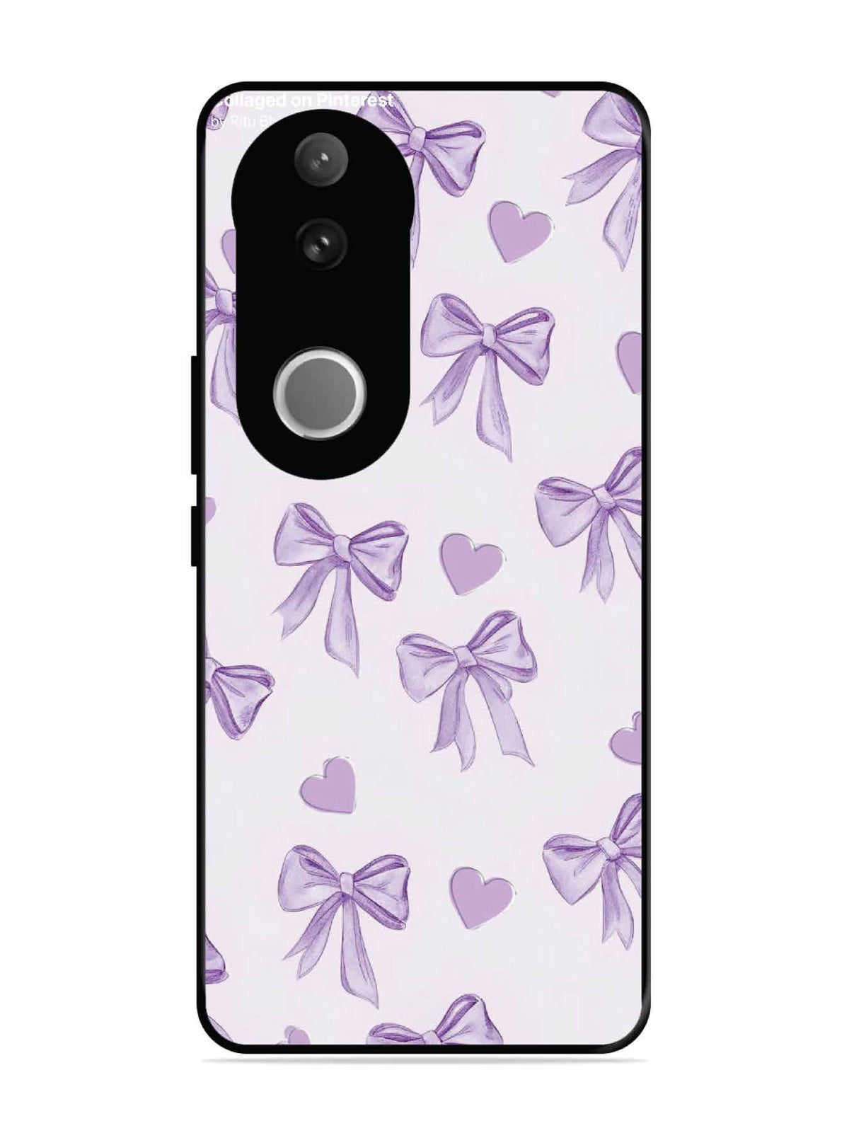 Vivo V50e Bow Tie, Purple Hair Band