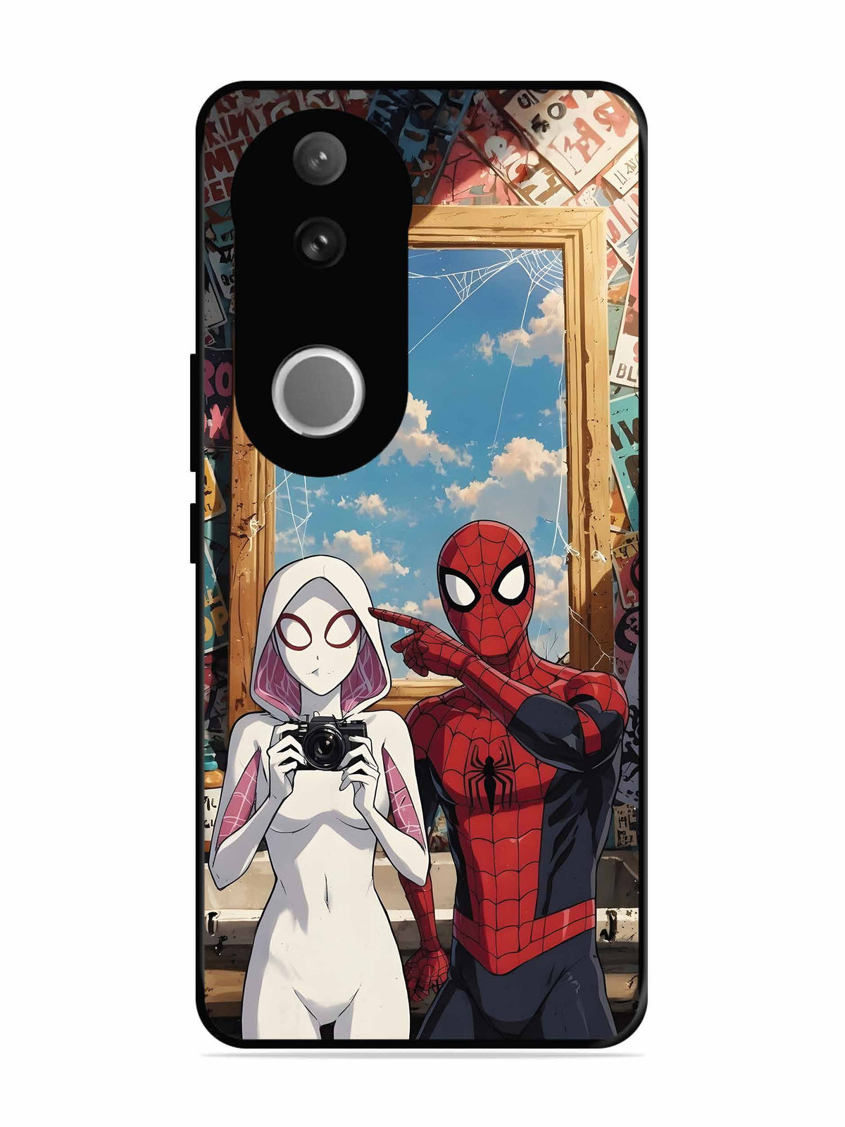 Vivo V50e Spiderman and Spiderwoman