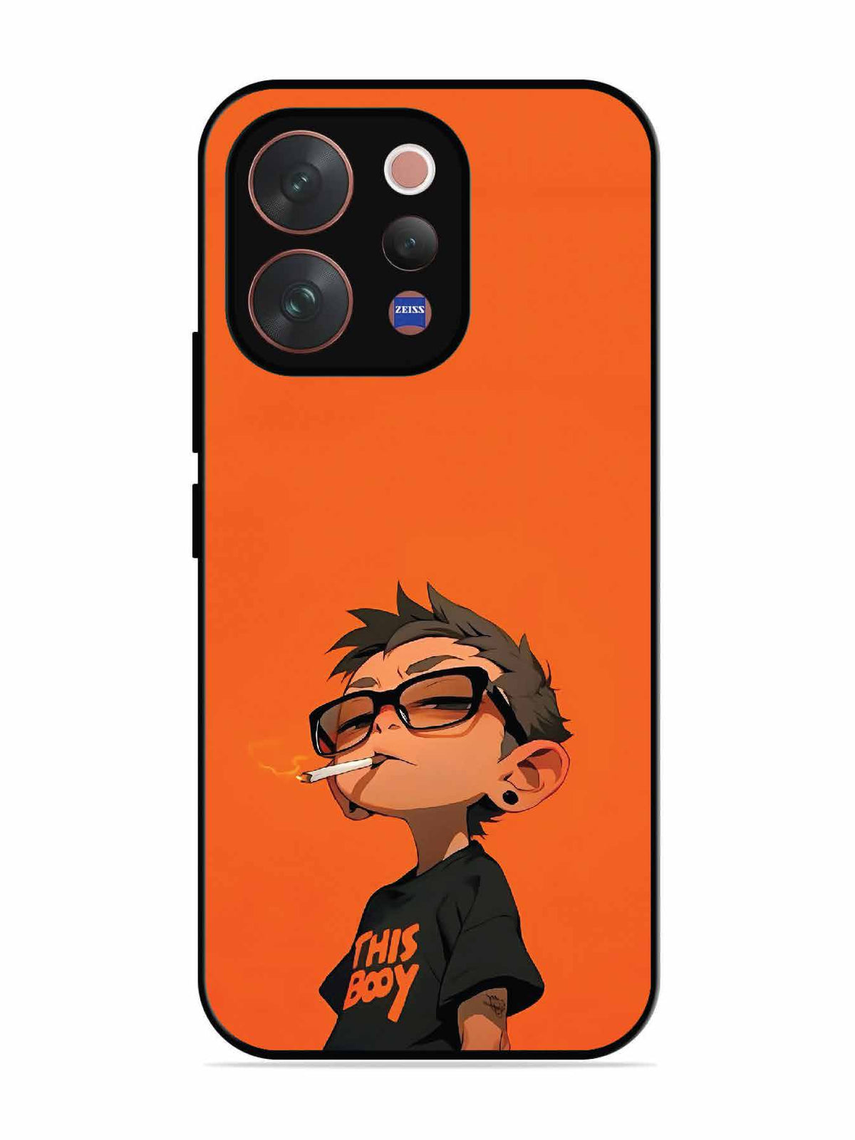Vivo V70 5G Vibrant Orange Attitude Cartoon
