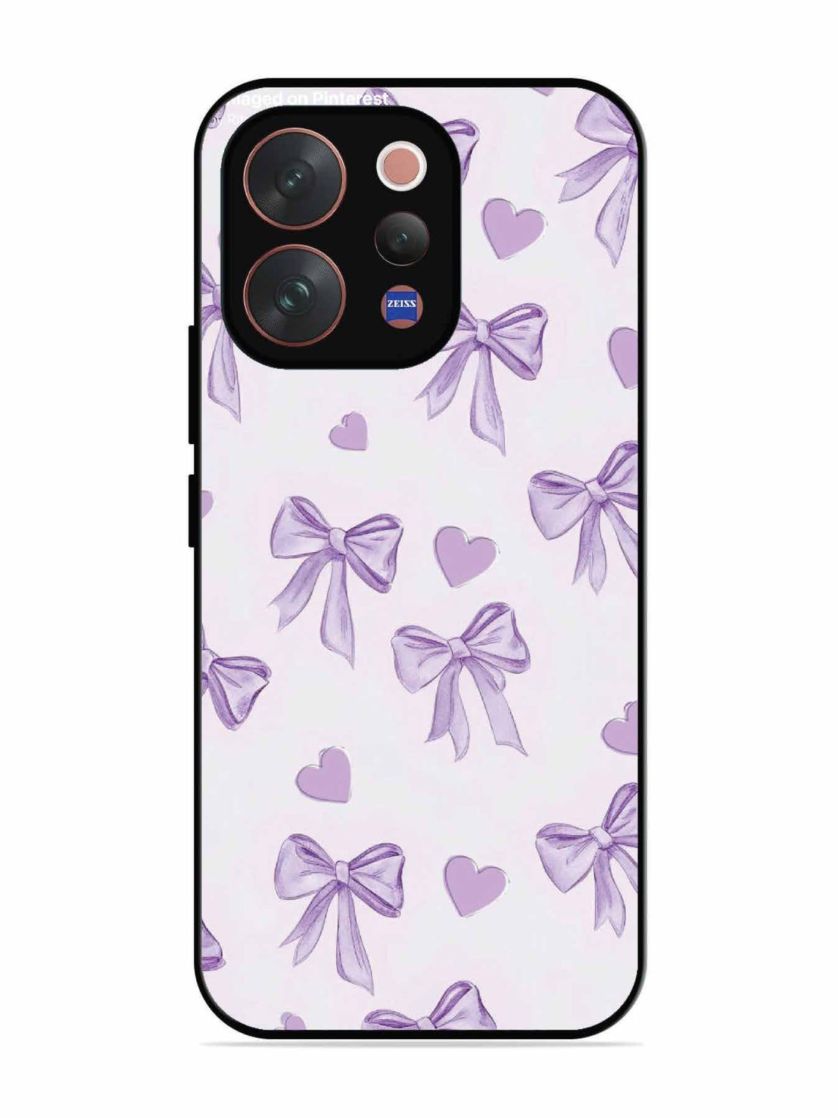Vivo V70 5G Bow Tie, Purple Hair Band