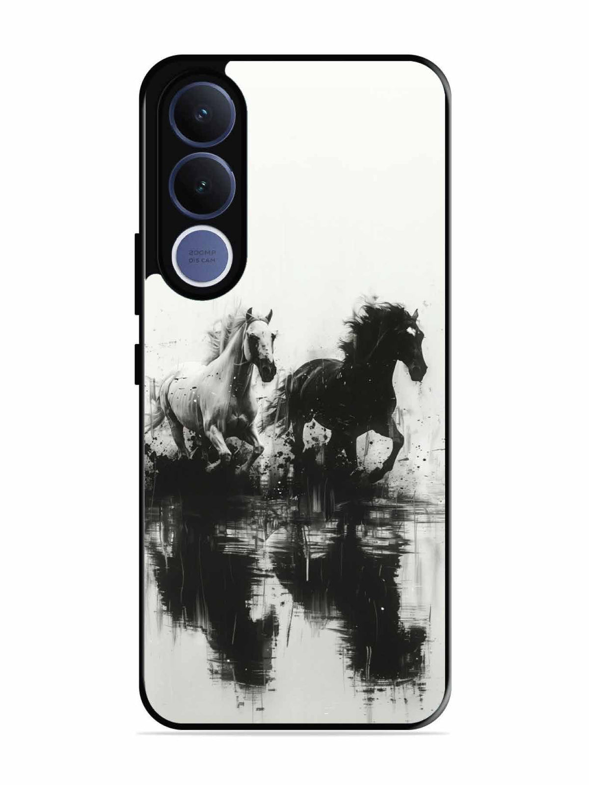 Vivo V70 fe Black & White Horse