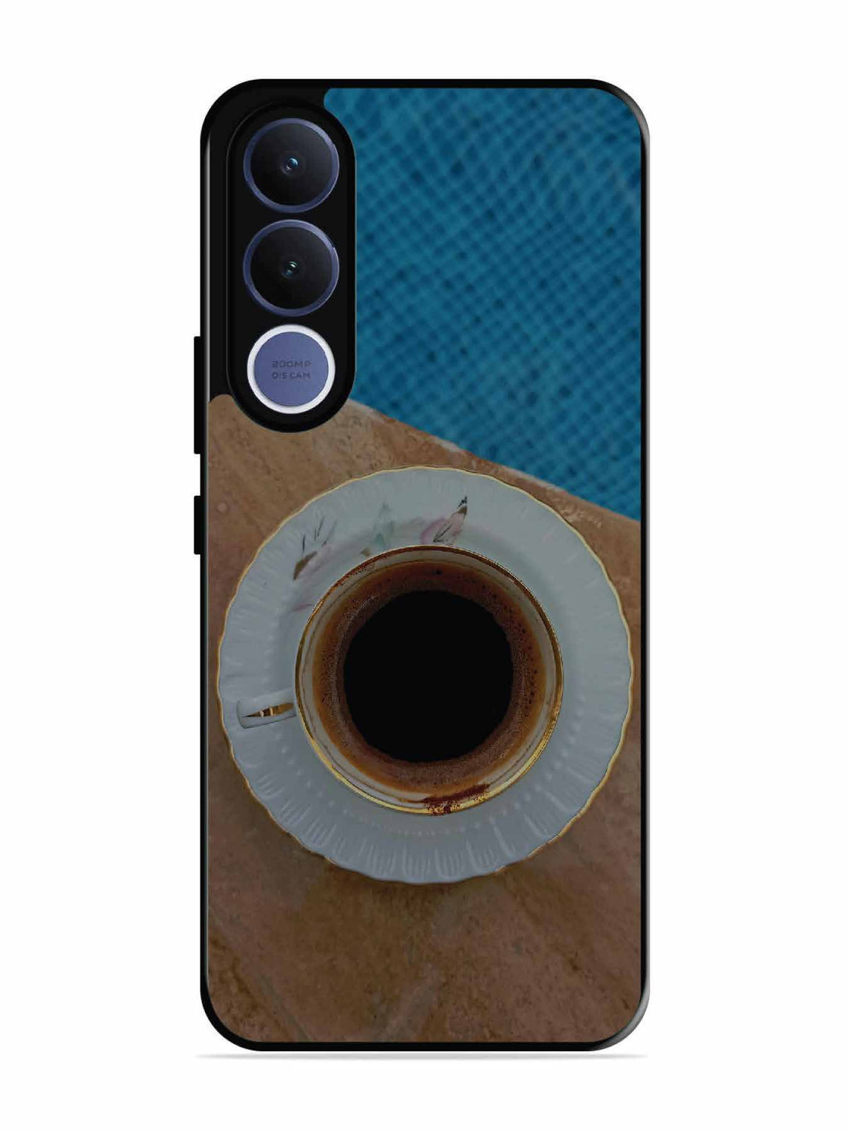 Vivo V70 fe Black Tea Cup Saucer