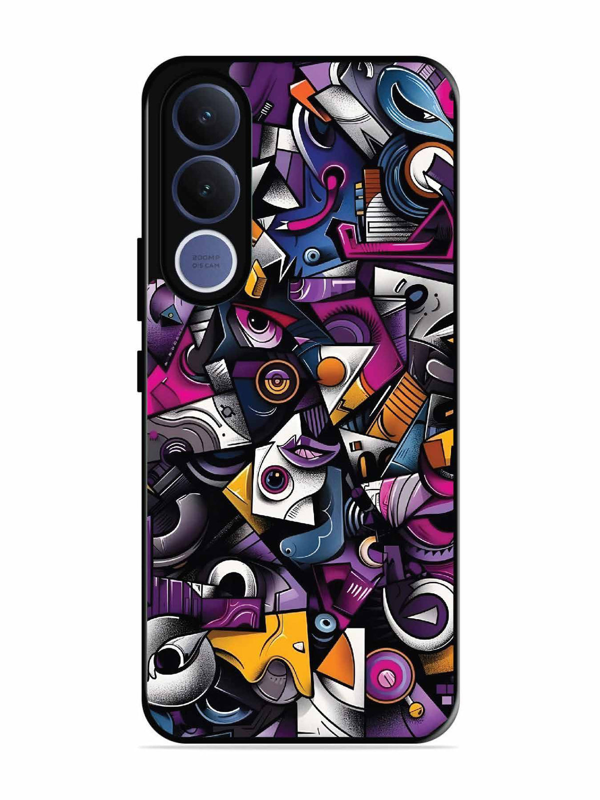 Vivo V70 fe Abstract Geometric Graffiti Chaos