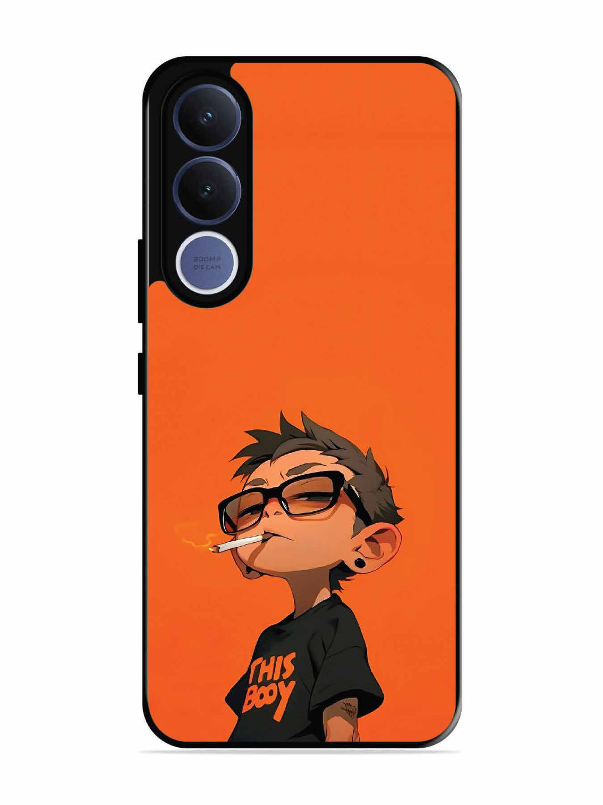 Vivo V70 fe Vibrant Orange Attitude Cartoon