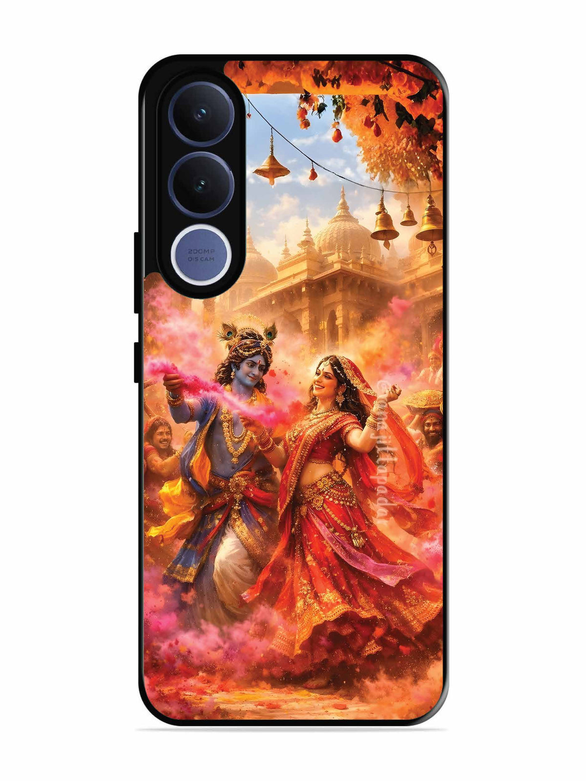 Vivo V70 fe Radha Krishna Playing Holi