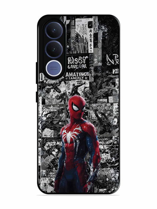 Vivo V70 fe Spiderman Highlighted on News Paper