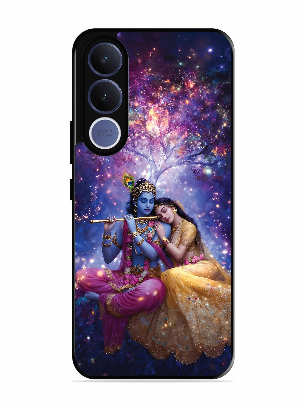 Vivo V70 fe Radha Krishna Enjoying Flute
