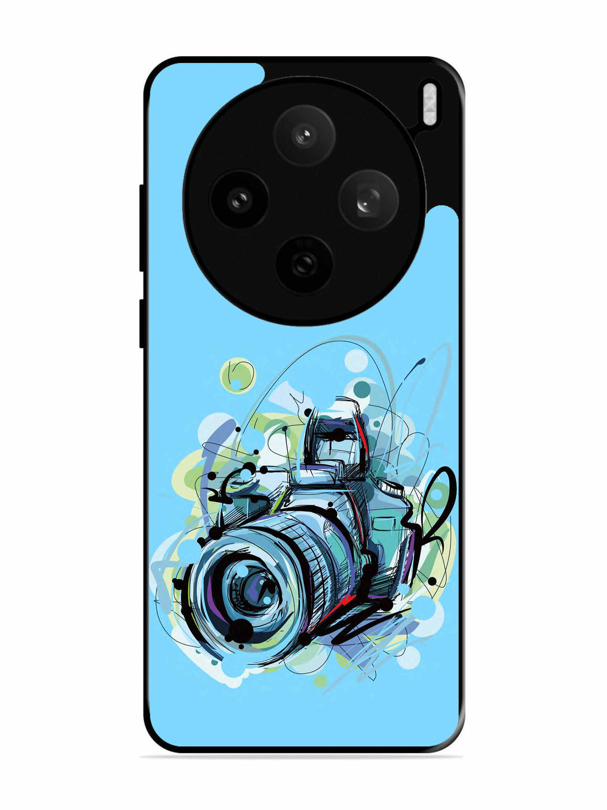 Vivo X200t Camera Blue Background
