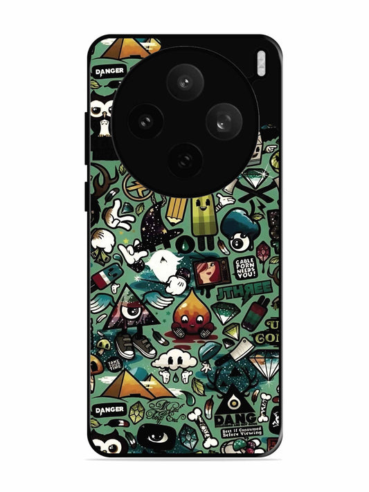 Vivo X200t Pop Art Doodle Graffiti Collage