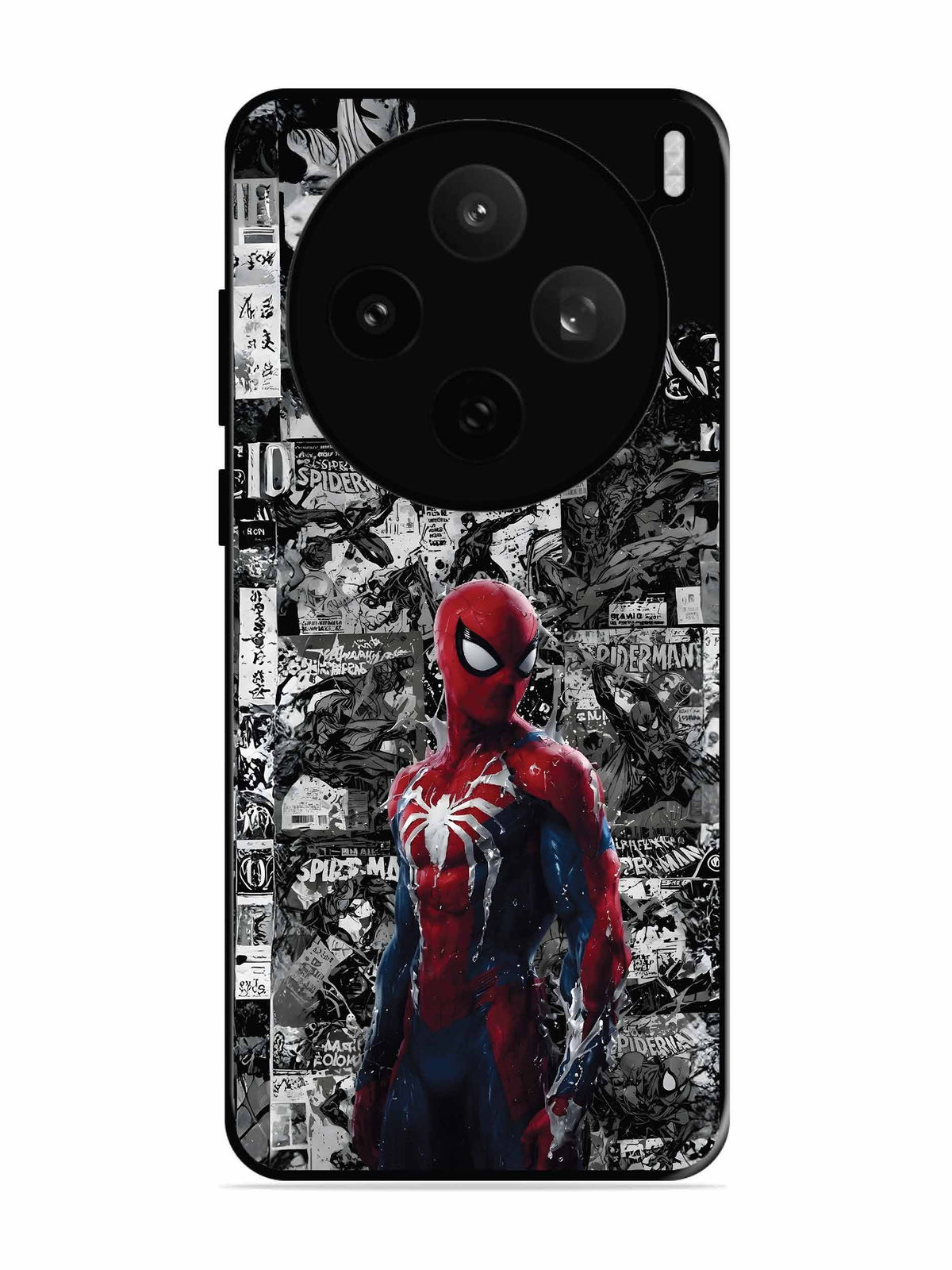 Vivo X200t Spiderman Highlighted on News Paper