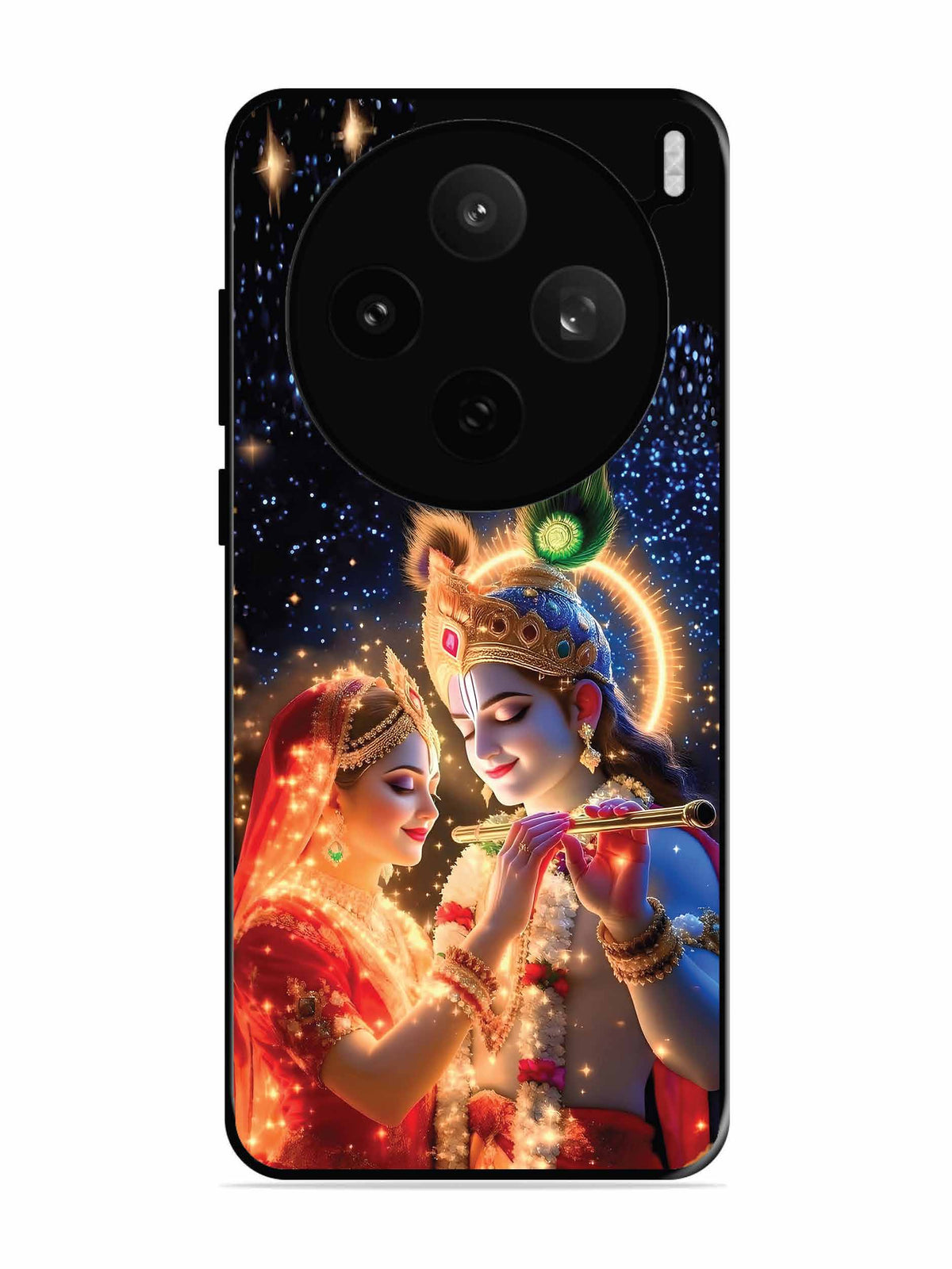 Vivo X200t Radha Krishna posing with flute