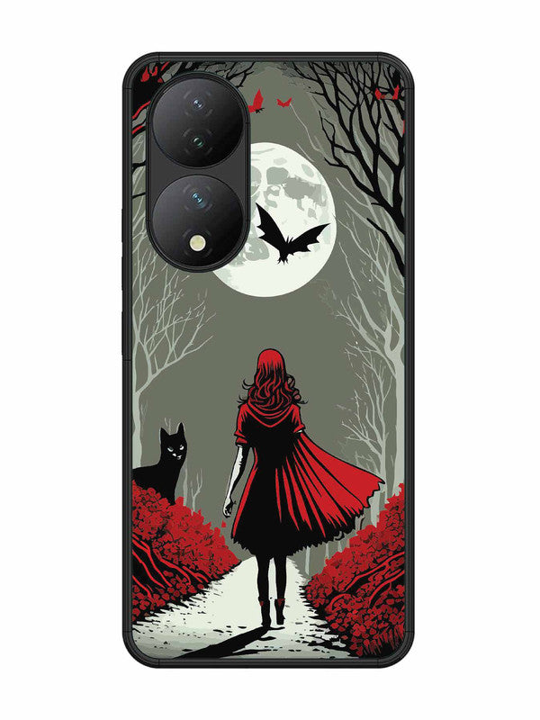 Vivo Y100 5G Scarlet Girl in Red Forest