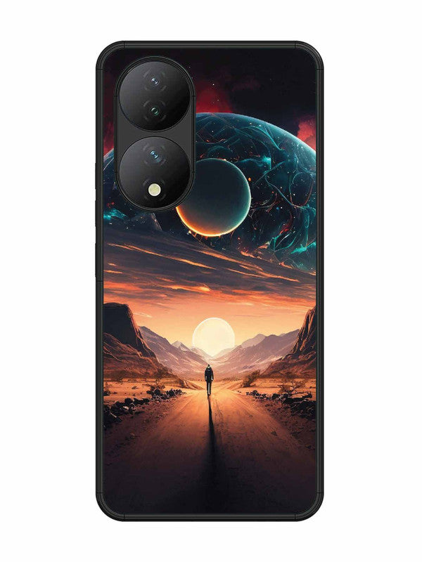 Vivo Y100 5G Sunset with space scene