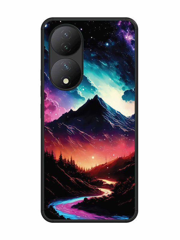 Vivo Y100 5G mountain-valley-Colorful-cloud-at-night